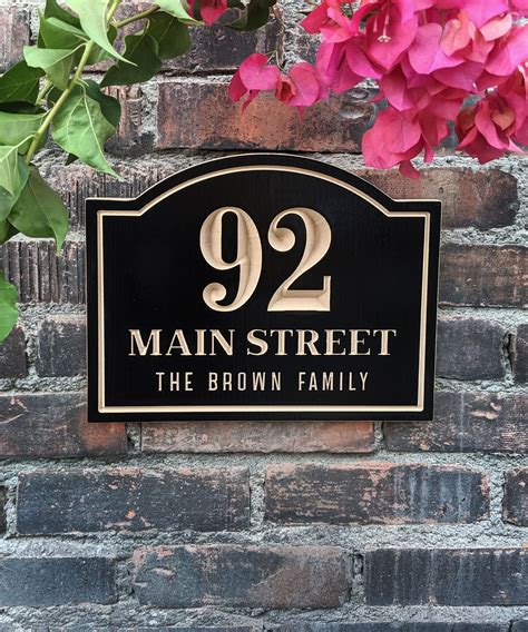 Home Address Signs and House Numbers